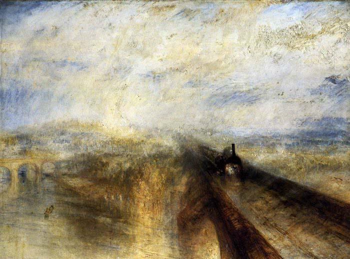 Joseph Mallord William Turner Rain, Steam and Speed The Great Western Railway before 1844 Sweden oil painting art